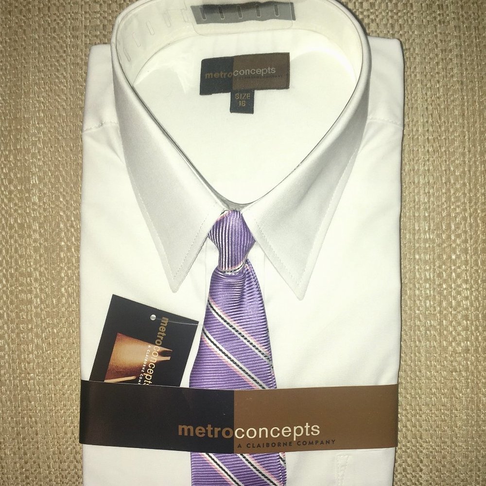 Boys Dress Shirt and Necktie